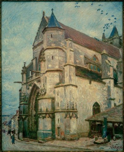 An Old Church, Afternoon by Alfred Sisley